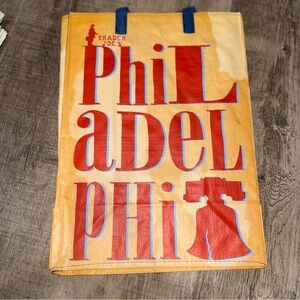 Trader Joe's Philadelphia Pennsylvania Reusable Grocery Tote Bag